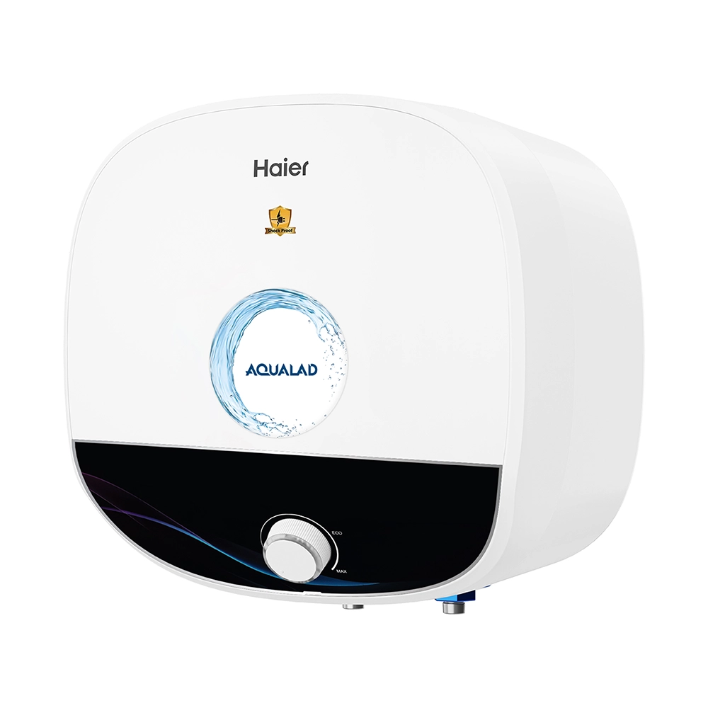 Haier 15L Square AQUALAD Black 5 Star Water Heater